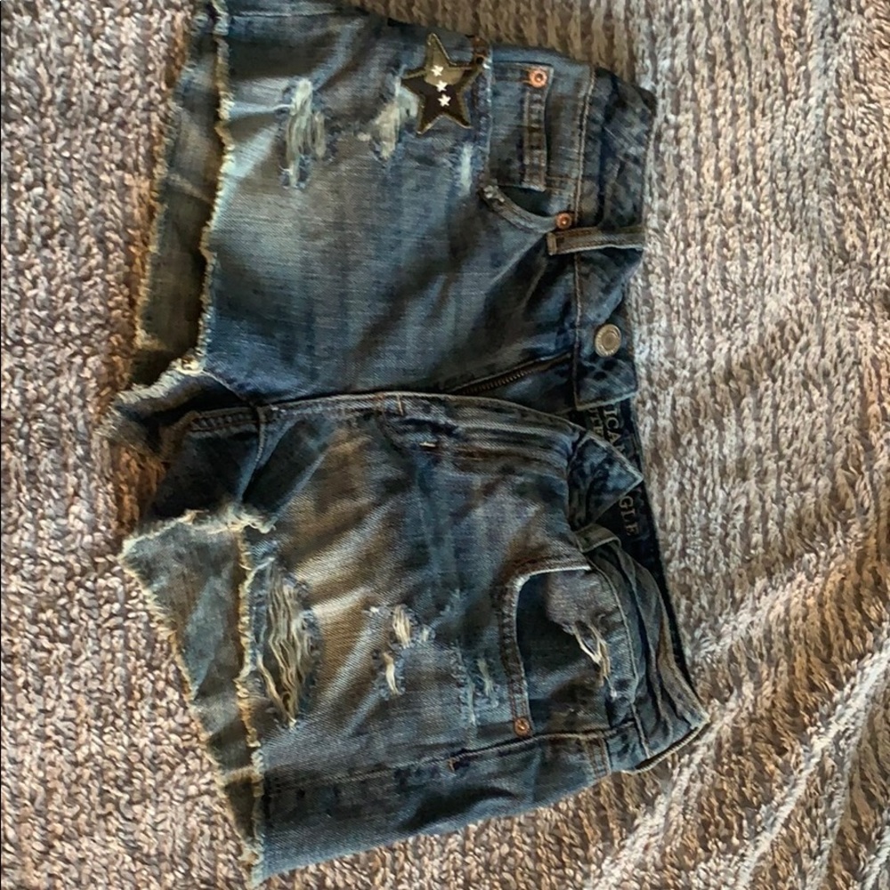 American eagle patchwork shorts